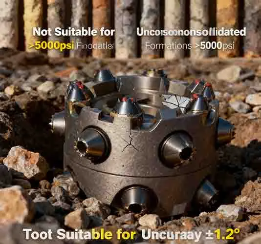 Directional Well PDC Drill Bit