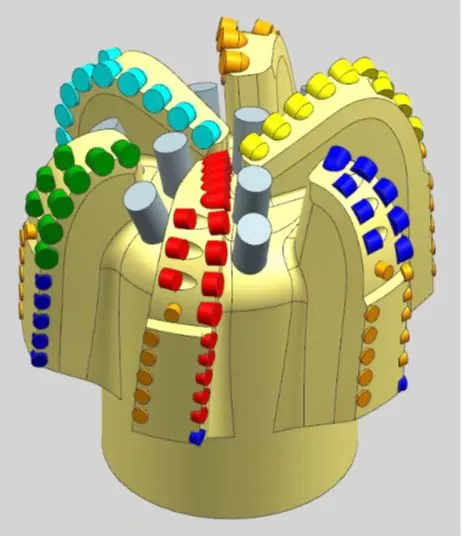  Tool 6 Wings Drill Bit PDC 