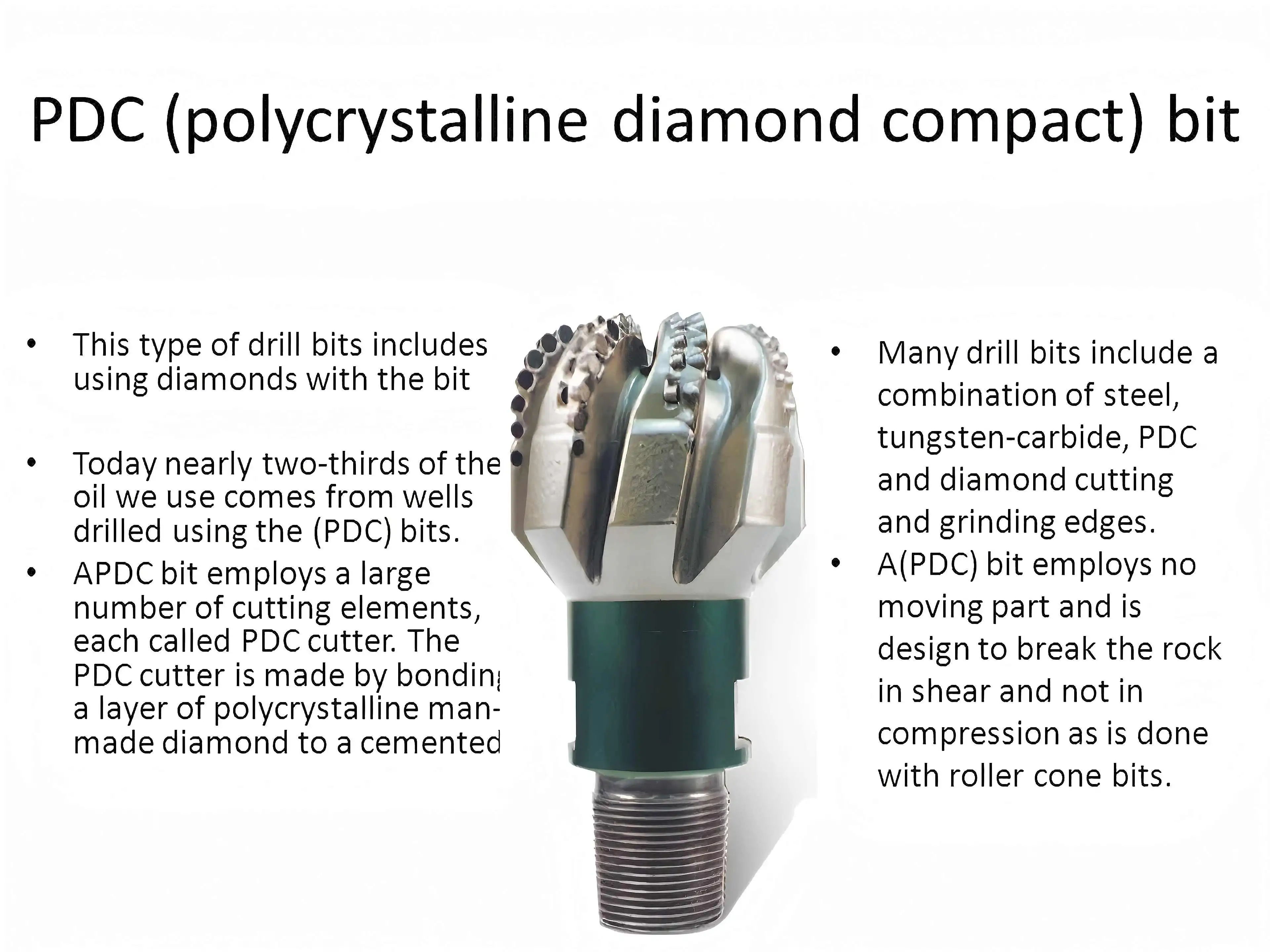 Five Blades PDC Drill Bits Five Blades PDC Drill Bits