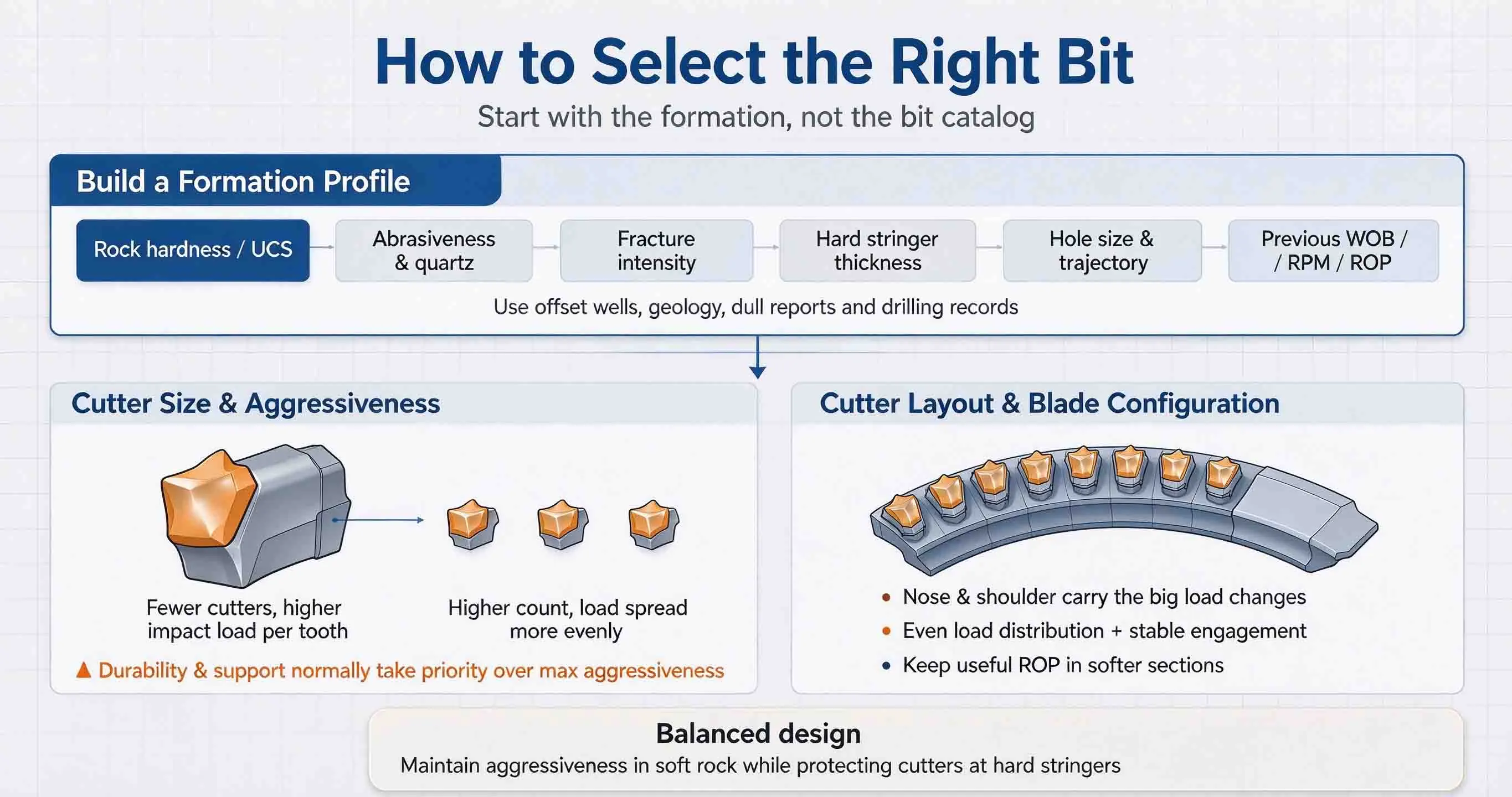 How to Select the Right Bit and Operating Window