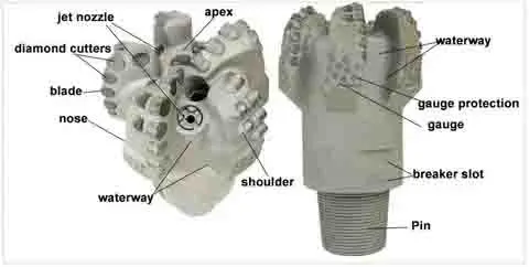 Five Blade Oil Drill Bit Five Blade Oil Drill Bit