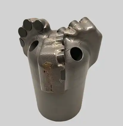Key materials and structure of a 3 Blades PDC Rock Bit