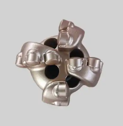 How does heat treatment influence four-blade PDC bit durability?